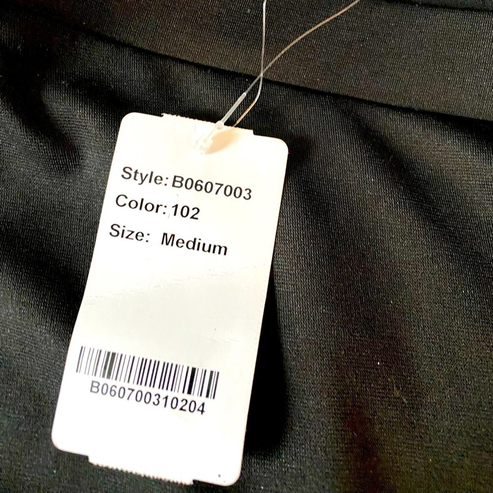 Black stretch flare pants leggings poly spandex elastic waist pull on New Med
C - Picture 5 of 7